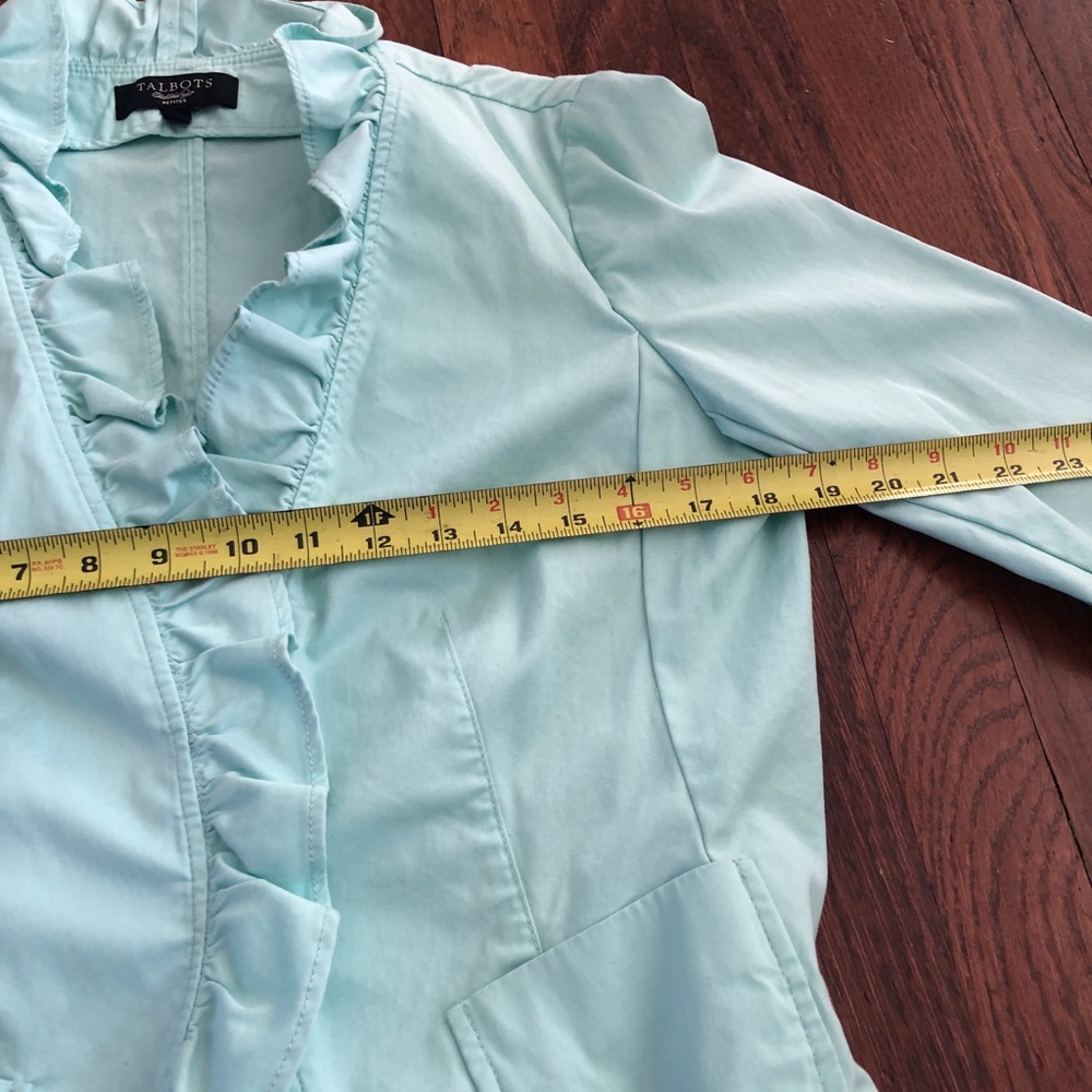 Talbots Ruffle Jacket 🦋 STEAL!! - Picture 6 of 8